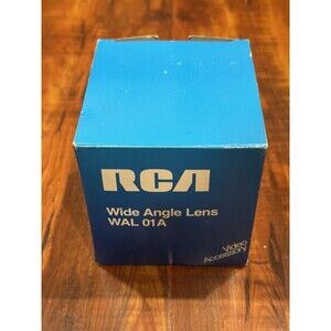 RCA WAL01A Wide Angle Conversion Lens with Adapters & Case For RCA Video Camera
